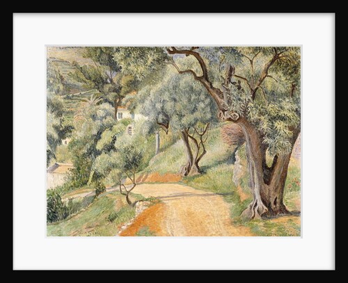 Chemin de l'Hubac, Toulon, 1929 by Lucien Pissarro