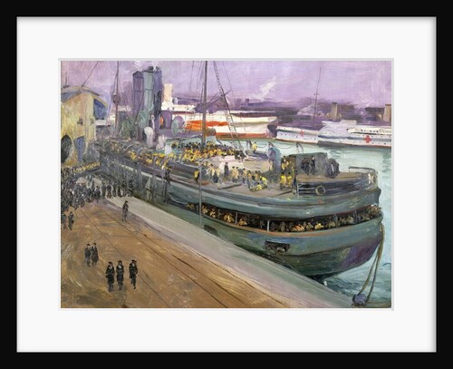 Naval Ratings Embarking, Southampton by John Lavery