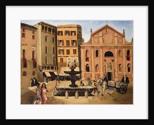 Square in Rome, 1925 by Christopher Wood