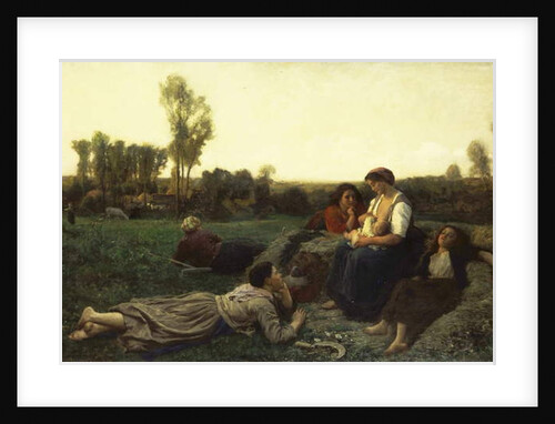 The Haymakers at Rest by Jules Breton