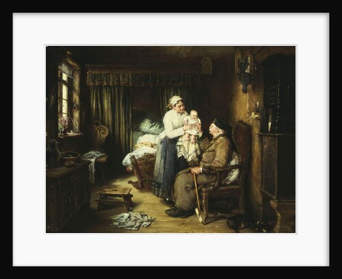 Grandfather's Visit, 1889 by Otto Piltz