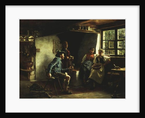 The Courtship, 1880 by Emil Karl Rau