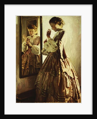 The Reflection by Josef Engelhart