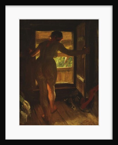 Mora Girl at an Open Door, 1903 by Anders Leonard Zorn