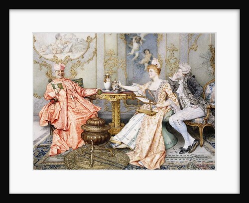 The Tea Party, by Giuseppe Signorini
