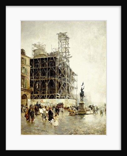 Place de Pyramides by Giuseppe or Joseph de Nittis