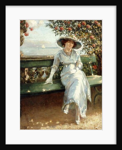 Afternoon by the Sea, Cannes by Franz M. Melchers