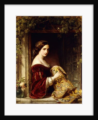 Waiting, 1860 by Thomas-Francis Dicksee