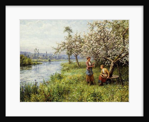 Country Women after Fishing on a Summer's Day by Louis Aston & Knight Daniel Ridgway (1839-1924) Knight
