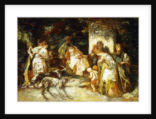 The Offering, c.1875 by Adolphe Joseph Thomas Monticelli