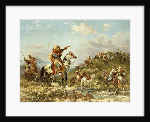 Arab Warriors on Horseback, by Georges Washington