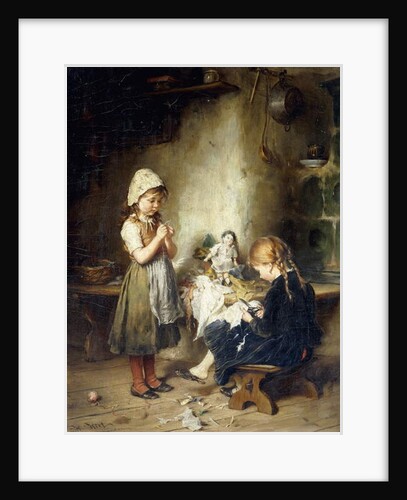 The Young Seamstresses by Heinrich Hirt