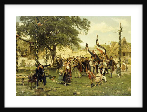 The Bowling Champion, 1882 by Wilhelm Zimmer