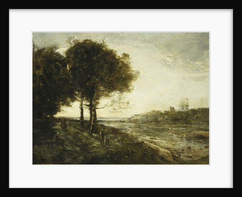 A River in Romagna; Un Torrent dans des Romagnes, by Jean Baptiste Camille Corot