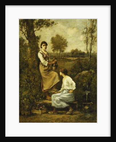 At the Well by Leon Richet