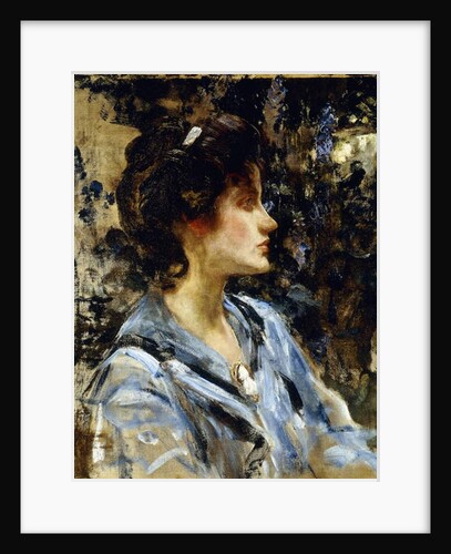 Young Woman in Blue - Miss H. Strom by James Jebusa Shannon