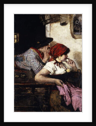 The Gypsy Couple, 1887 by Alfred Roll