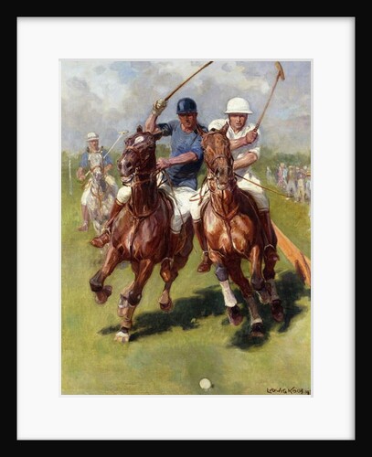 A Polo Match, 1922 by Ludwig Koch