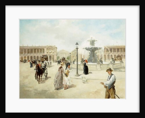 La Place de la Concorde by Vicente de Paredes