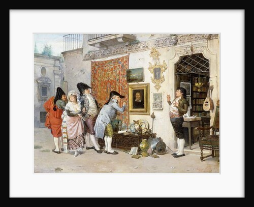The Antiquarian; El Anticuario, 1872 by Francisco Peralta del Campo