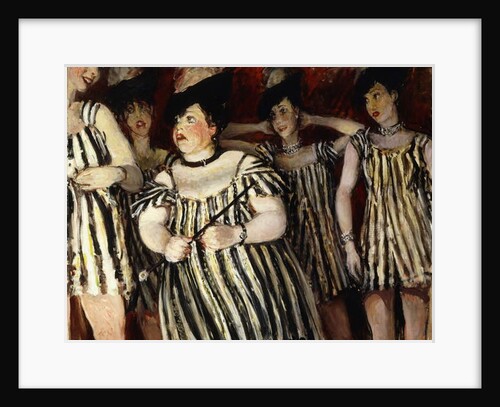 Miss Elsa Maxwell's Party showing Lady Peel at the Right by Jacques-Emile Blanche