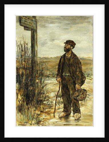 The Tramp; Un Clochard by Jean Francois Raffaelli