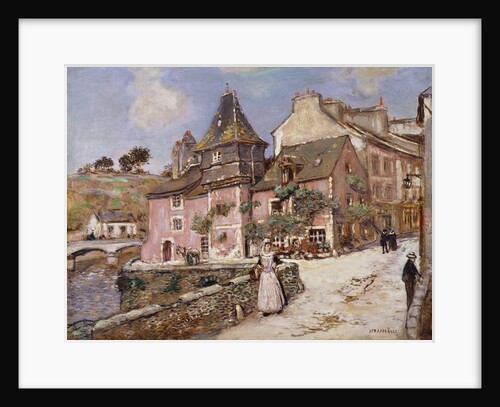 Breton Town Scene by Jean Francois Raffaelli