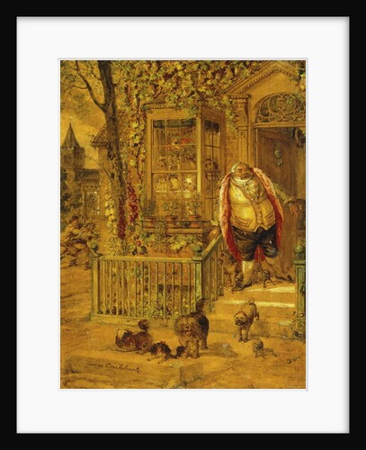 A Runaway Knock by George Cruikshank
