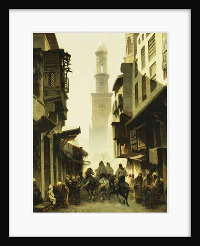 Street Scene in Damascus, 1861 by Alberto Pasini
