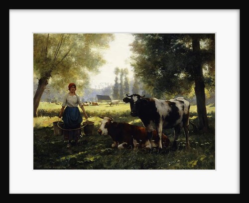 A Milkmaid with her Cows on a Summer Day, by Julien Dupre