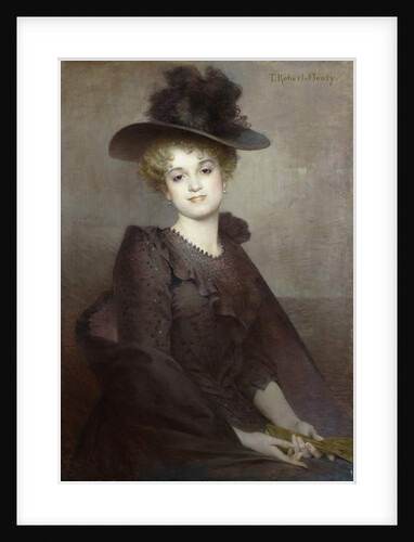 Portrait of a Seated Woman by Tony Robert-Fleury