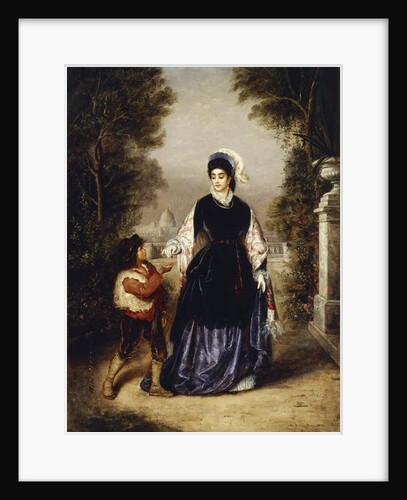 The Generous Lady, 1874 by Nathanial Schmitt