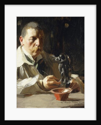 Self-portrait with Faun and Nymph, 1895 by Anders Leonard Zorn