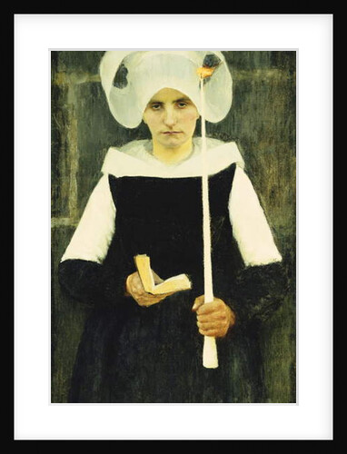 Breton at Pardon; Bretonne au Pardon, 1888 by Pascal Adolphe Jean Dagnan-Bouveret