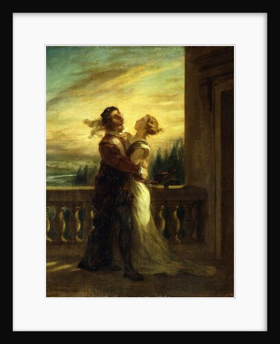 The Farewell of Romeo and Juliet; Les Adieux de Romeo et Juliette, 1845 by Ferdinand Victor Eugene Delacroix