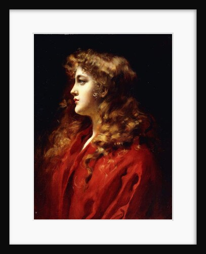 A Golden Haired Beauty by Leopold Schmutzler