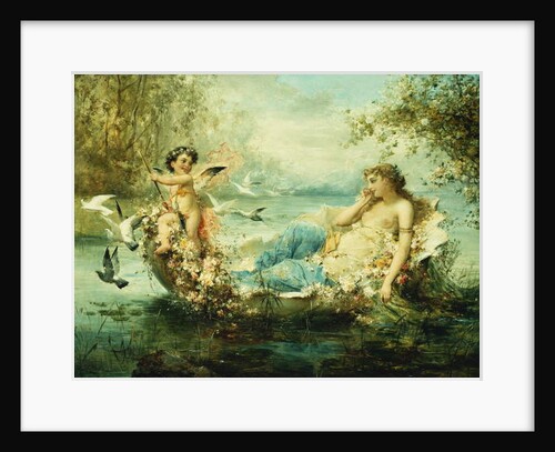 Venus and Cupid by Hans Zatzka