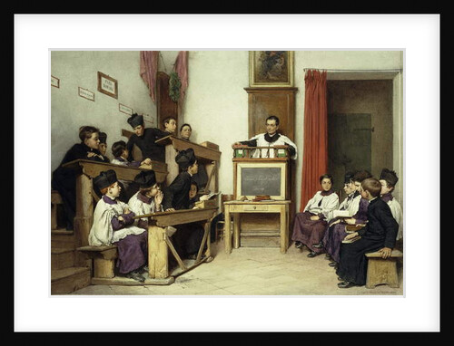 The Latin Class, 1869 by Ludwig Passini