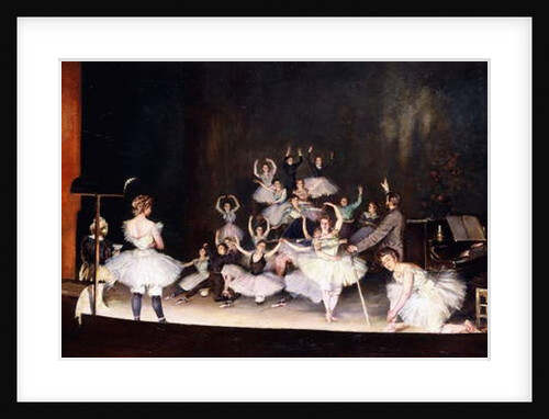 Rehearsal at the Opera House; Repetition a l'Opera, 1878 by Ferdinand Joseph Gueldry
