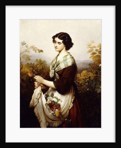 The Last Rose; La Derniere Rose, 1865 by Johann Grund