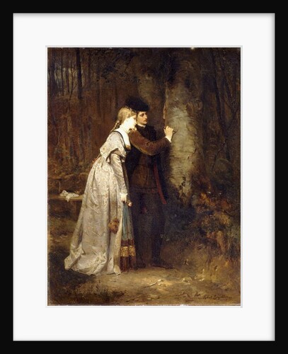 Lovers in a Sylvan Wood by Robert Julius Beyschlag