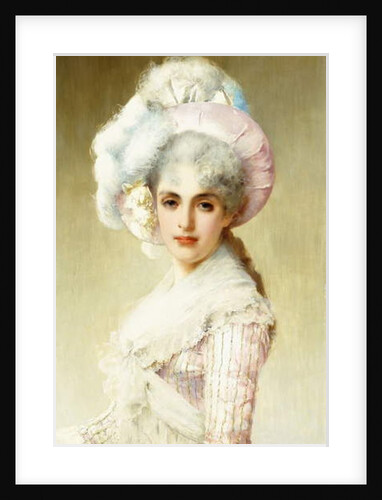 Elegant Lady in Pink, 1888 by Vittorio Matteo Corcos