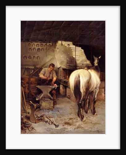 The Blacksmith's Shop by William Woodhouse