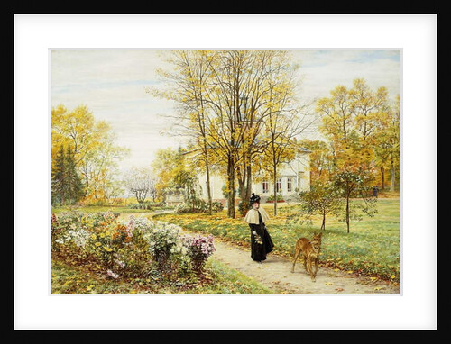 Promenade on an Autumn Day by Marie Francois Firmin-Girard