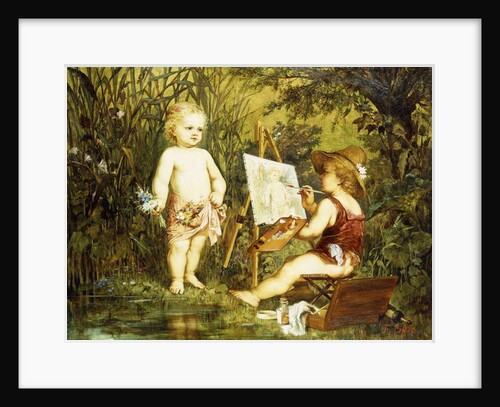 Frolicking Putti by Franz Eybl