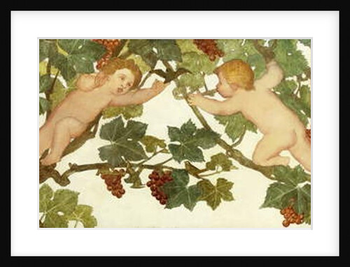Putti Frolicking in a Vineyard, 1905 by Phoebe Anna Traquair