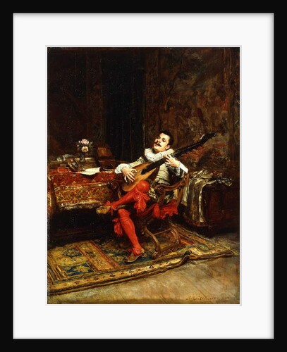 The Lute Player, 1887 by Jean-Louis Ernest Meissonier