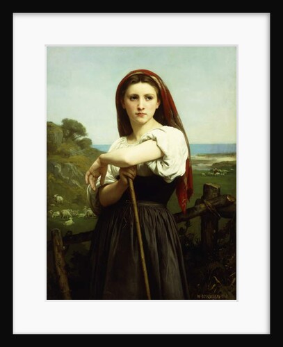 Young Shepherdess by William-Adolphe Bouguereau