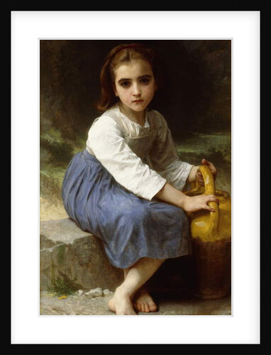 Young Girl with a Pitcher; Jeune Fille a la Cruche, 1885 by William-Adolphe Bouguereau