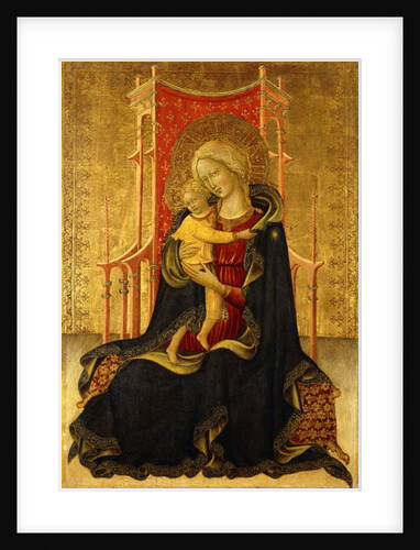 The Madonna of Humility by The Master of the Carrand Tondo
